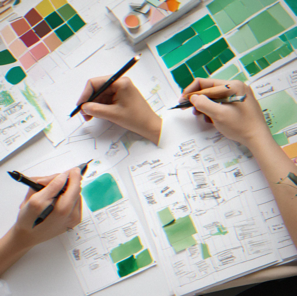 Content strategy laid out with channel options, the main pillars, and how the editorial calendar flows