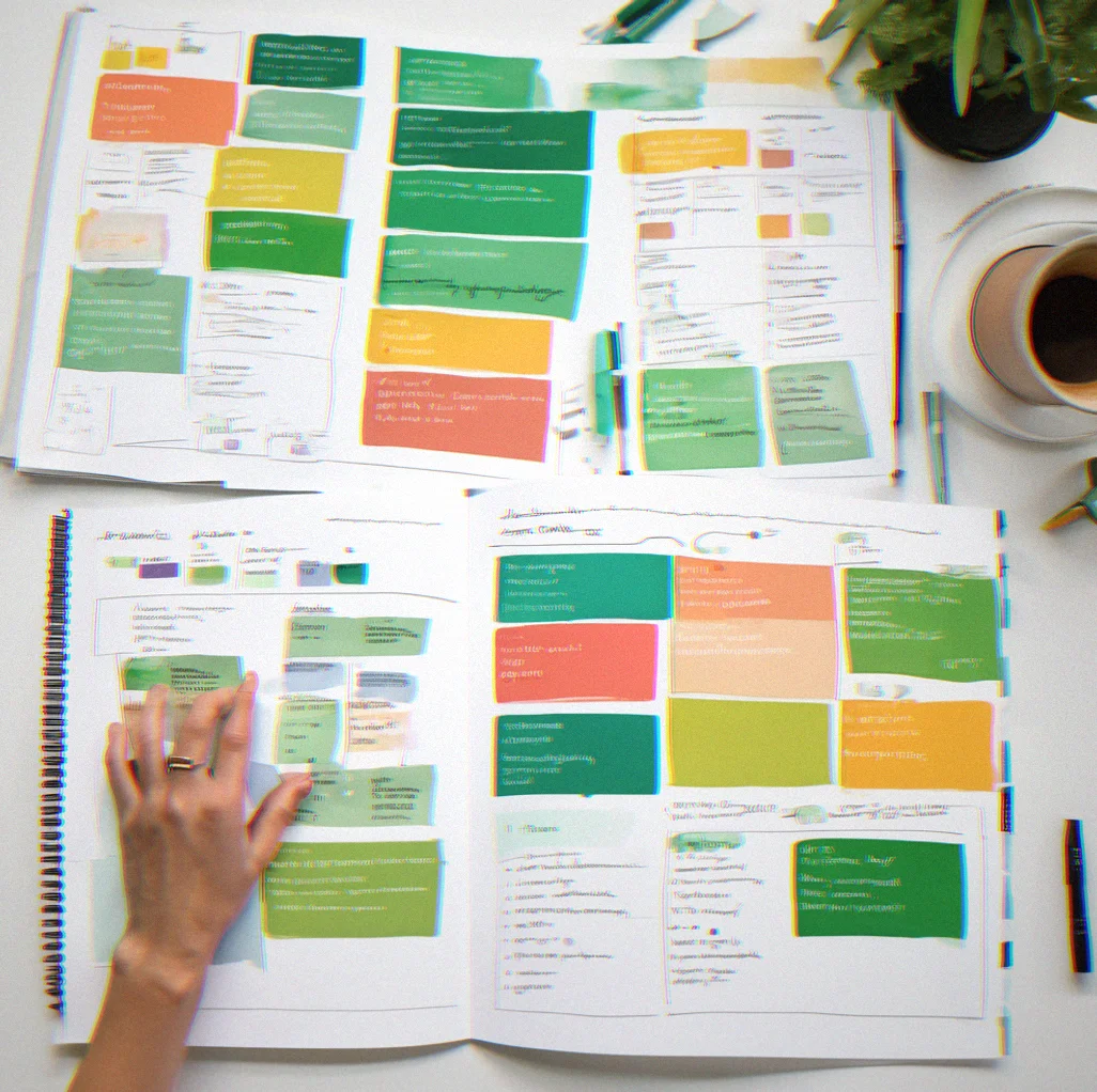 A content strategy document showing channel recommendations, content pillars and a production calendar with realistic timelines